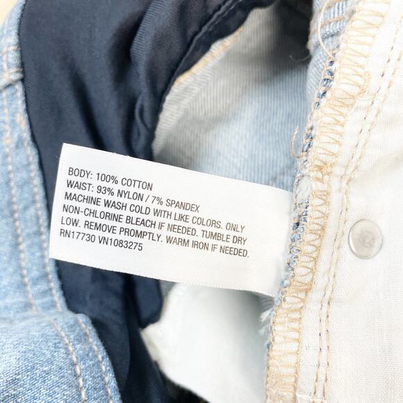 Ingrid & Isabel Over Belly Cropped Vintage High-Rise Straight Maternity Pants 16 - Picture 6 of 6